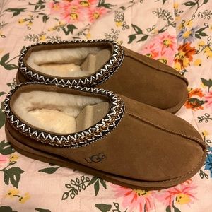 Womens UGG Tasman Slippers Chestnut
